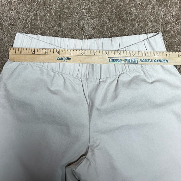 SOFT SURROUNDINGS CROPPED PULL ON PANTS. SIZE XSP. OFF-WHITE. - Picture 5 of 7